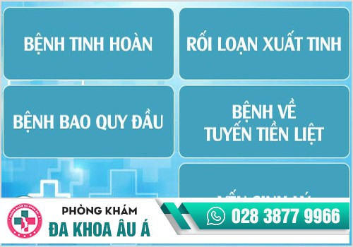 Bệnh ngoại khoa nam thường gặp ở nam giới