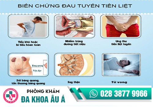 Biến chứng nguy hiểm của bệnh tuyến tiền liệt