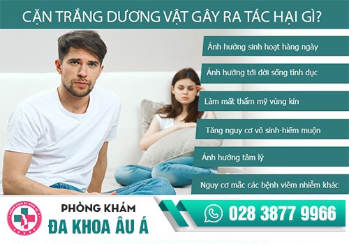 Bợn trắng bao quy đầu nguy hiểm không?