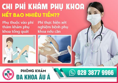 Chi phí khám phụ khoa ở HCM hết bao nhiêu tiền?