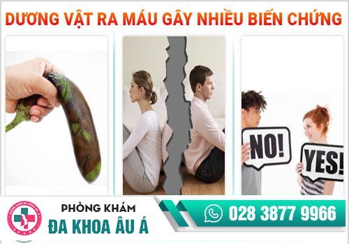 Tác hại nguy hiểm khi dương vật bị chảy máu