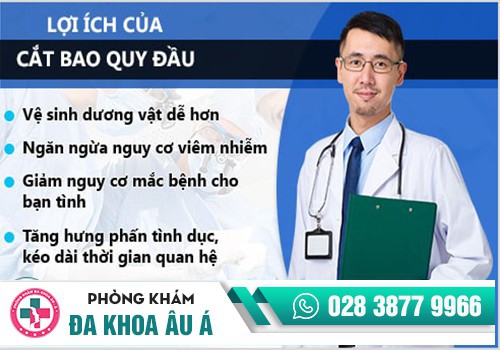 Tại sao nên cắt bao quy đầu sớm?