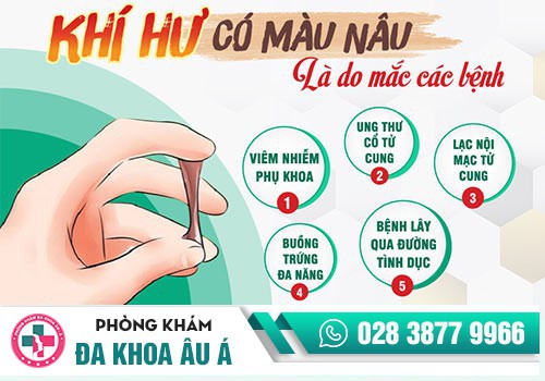 KHÍ HƯ MÀU NÂU LÀ DẤU HIỆU BỆNH GÌ?