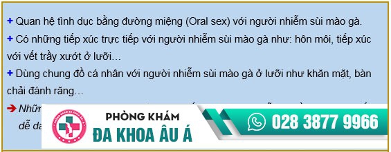 sùi mào gà ở lưỡi