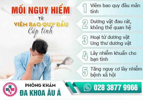 TÁC HẠI CỦA VIÊM BAO QUY ĐẦU