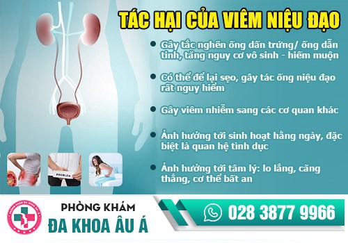 Viêm niệu đạo khiến tinh trùng có mùi hôi tanh