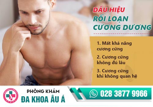 RỐI LOẠN CƯƠNG DƯƠNG CÓ NHỮNG TRIỆU CHỨNG NHƯ THẾ NÀO?