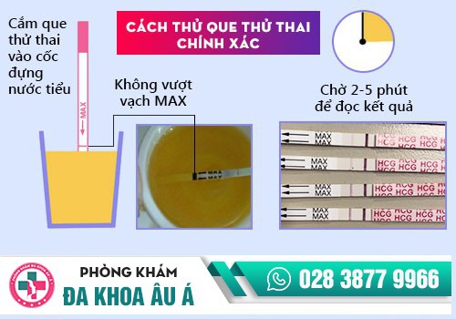 SỬ DỤNG QUE THỬ THAI NHƯ THẾ NÀO LÀ CHÍNH XÁC NHẤT?