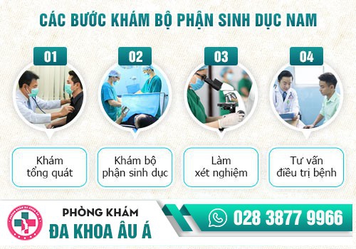 Quy trình khám ngoại khoa nam giới