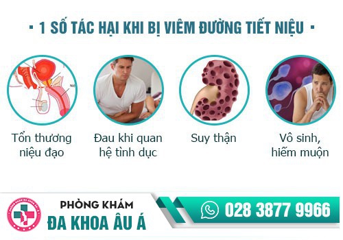 HẬU QUẢ CỦA VIÊM ĐƯỜNG TIỂU NAM KHI KHÔNG HỖ TRỢ ĐIỀU TRỊ