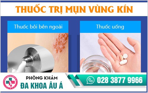 thuốc chữa trị mụn vùng kín