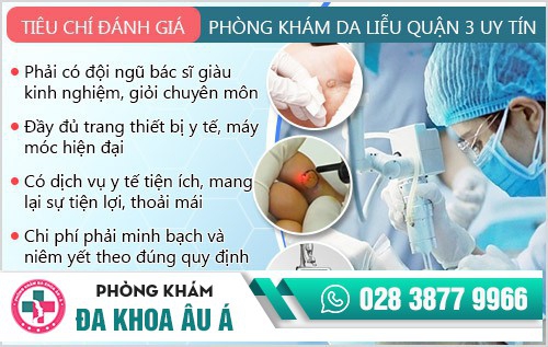 Bệnh viện da liễu quận 3 uy tín, có bác sĩ giỏi