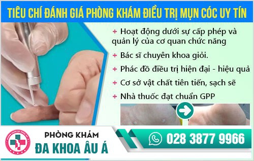 Phòng khám điều trị mụn cóc ở TP.HCM