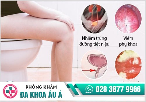 Tiểu ra máu ở nữ do nhiều nguyên nhân