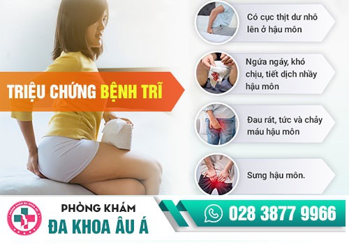 Dấu hiệu, triệu chứng của bệnh trĩ