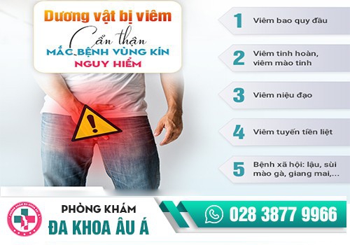 Nhiễm trùng cơ quan sinh dục khiến tinh trùng có mùi hôi tanh