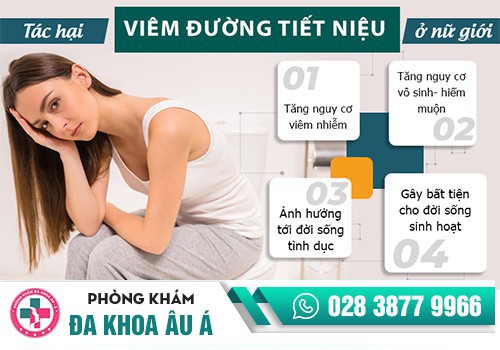 HẬU QUẢ CỦA NHIỄM TRÙNG ĐƯỜNG TIỂU KHI KHÔNG ĐIỀU TRỊ SỚM