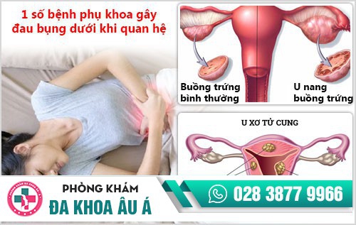 Nguyên nhân bị đau bụng dưới ở nữ sau khi quan hệ